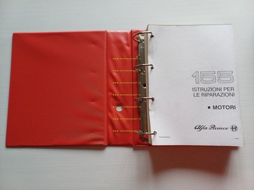 Alfa Romeo 155 1991-94 manuale officina Riparazione Tutti Motori originale