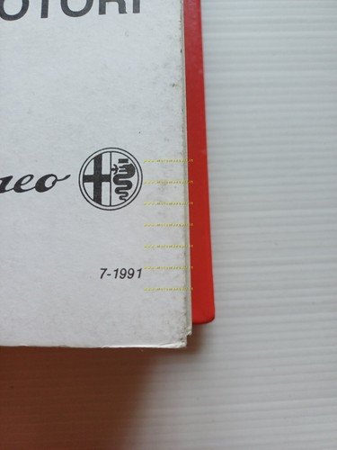 Alfa Romeo 155 1991-94 manuale officina Riparazione Tutti Motori originale