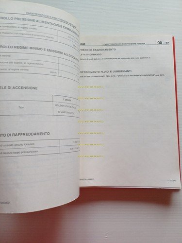 Alfa Romeo 155 1991-95 manuale officina caratter. tecniche manutenz. originale