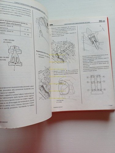 Alfa Romeo 155 1991-95 manuale officina caratter. tecniche manutenz. originale