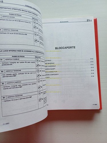 Alfa Romeo 155 1993-94 manuale officina Diagnostica Elettrica-Elettronica