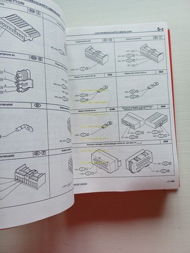 Alfa Romeo 155 1993-94 manuale officina Diagnostica Elettrica-Elettronica