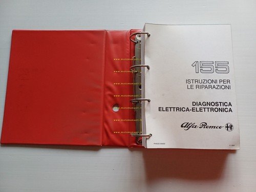 Alfa Romeo 155 1993-94 manuale officina Diagnostica Elettrica-Elettronica