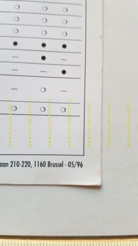 Alfa Romeo 155 1996 depliant originale testo OLANDESE DUTCH text