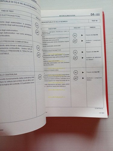 Alfa Romeo 155 4WD 1991-94 COMPLEMENTO manuale officina originale