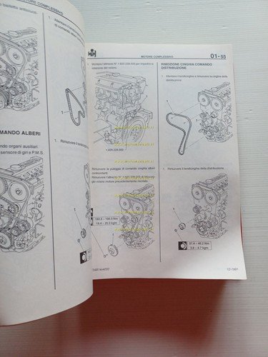 Alfa Romeo 155 4WD 1991-94 COMPLEMENTO manuale officina originale