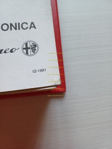 Alfa Romeo 155 4WD 1991-94 COMPLEMENTO manuale officina originale