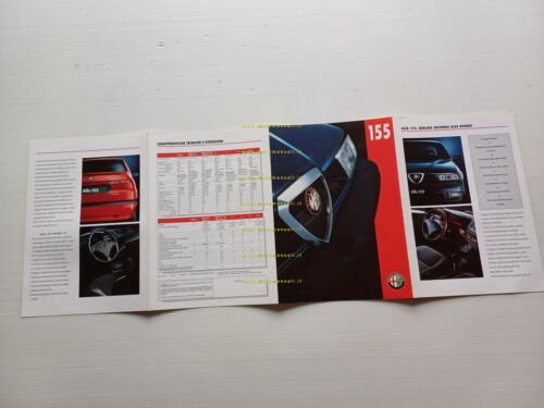 Alfa Romeo 155 modelli 1996 depliant italiano originale