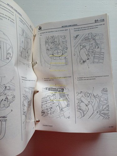 Alfa Romeo 155 TD 1992-5 COMPLEMENTO manuale officina Motore Mecc. …