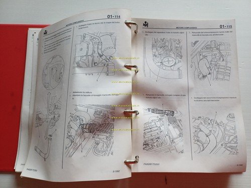 Alfa Romeo 155 TD 1992-5 COMPLEMENTO manuale officina Motore Mecc. …
