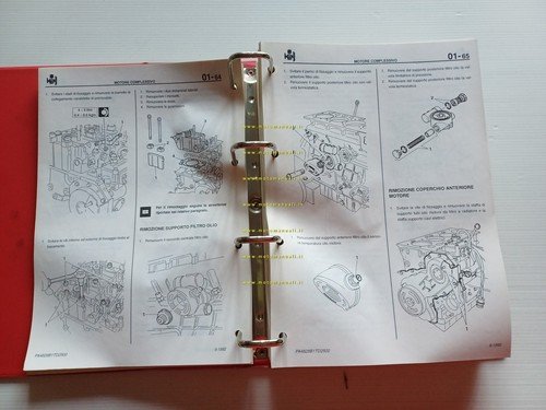 Alfa Romeo 155 TD 1992-5 COMPLEMENTO manuale officina Motore Mecc. …