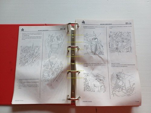 Alfa Romeo 155 TD 1992-5 COMPLEMENTO manuale officina Motore Mecc. …