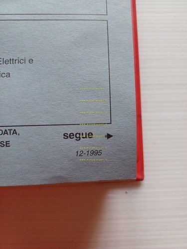 Alfa Romeo 155 TD 1992-5 COMPLEMENTO manuale officina Motore Mecc. …