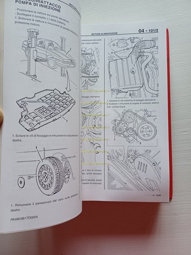 Alfa Romeo 155 TD 1998 COMPLEMENTO manuale officina originale