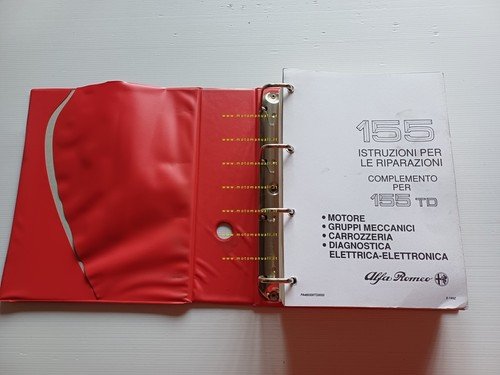 Alfa Romeo 155 TD 1998 COMPLEMENTO manuale officina originale
