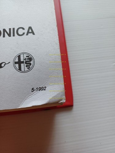 Alfa Romeo 155 TD 1998 COMPLEMENTO manuale officina originale