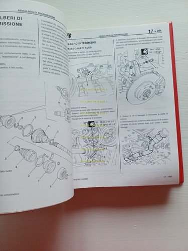 Alfa Romeo 155 TS 1994-5 COMPLEMENTO manuale officina Motore Mecc. …