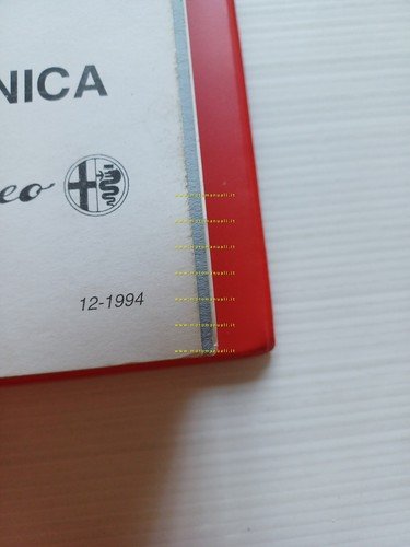 Alfa Romeo 155 TS 1994-5 COMPLEMENTO manuale officina Motore Mecc. …