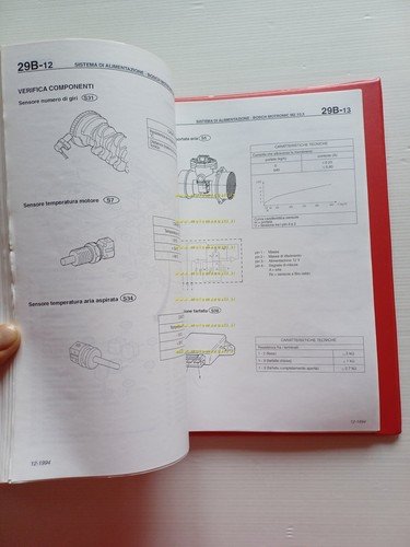 Alfa Romeo 155 TS 1994-5 COMPLEMENTO manuale officina Motore Mecc. …