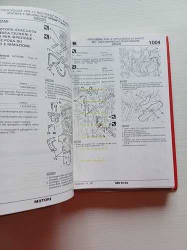 Alfa Romeo 156-166 1997 manuale officina Motori Riparazioni al Banco …