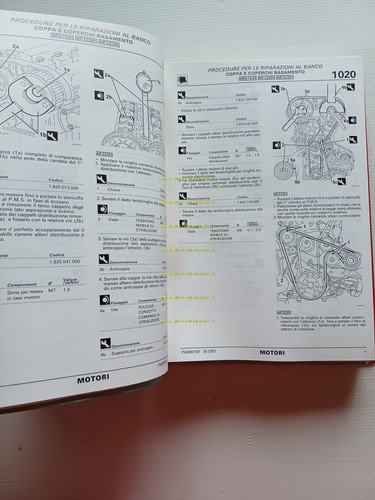 Alfa Romeo 156-166 1997 manuale officina Motori Riparazioni al Banco …
