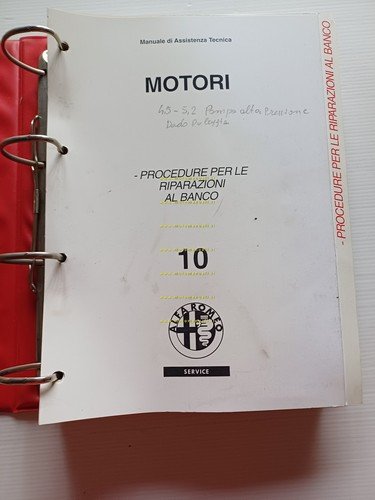 Alfa Romeo 156-166 1997 manuale officina Motori Riparazioni al Banco …