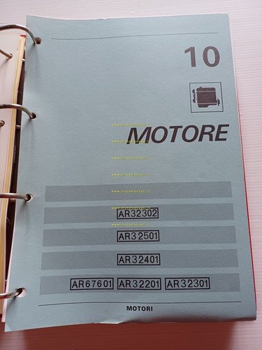 Alfa Romeo 156-166 1997 manuale officina Motori Riparazioni al Banco …