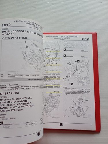 Alfa Romeo 156-166 1997 manuale officina Motori Riparazioni al Banco …
