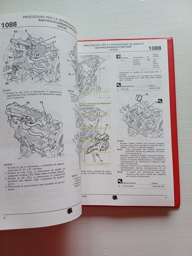 Alfa Romeo 156-166 1997 manuale officina Motori Riparazioni al Banco …