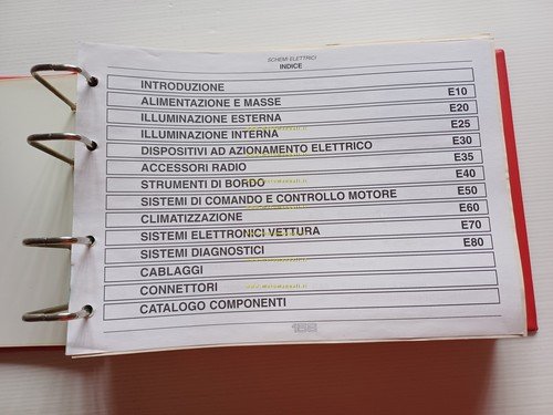 Alfa Romeo 156 1997-98 manuale officina Tutti gli Schemi Elettrici …