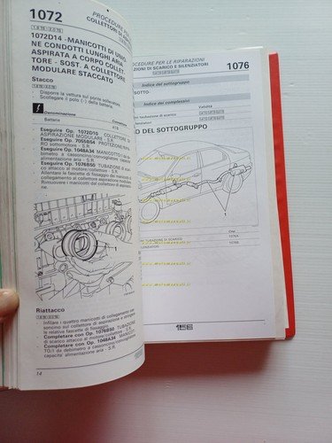 Alfa Romeo 156 1997-99 manuale officina originale Procedure Riparazioni vol. …