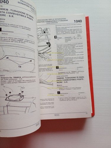 Alfa Romeo 156 1997-99 manuale officina originale Procedure Riparazioni vol. …