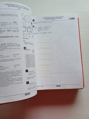 Alfa Romeo 156 1997-99 manuale officina originale Procedure Riparazioni vol. …