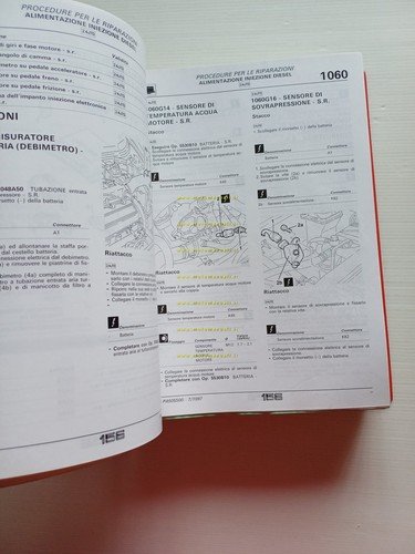 Alfa Romeo 156 1997-99 manuale officina originale Procedure Riparazioni vol. …