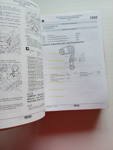 Alfa Romeo 156 1997-99 manuale officina originale Procedure Riparazioni vol. …