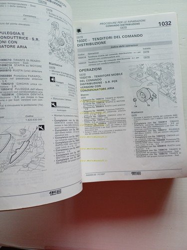 Alfa Romeo 156 1997-99 manuale officina originale Procedure Riparazioni vol. …