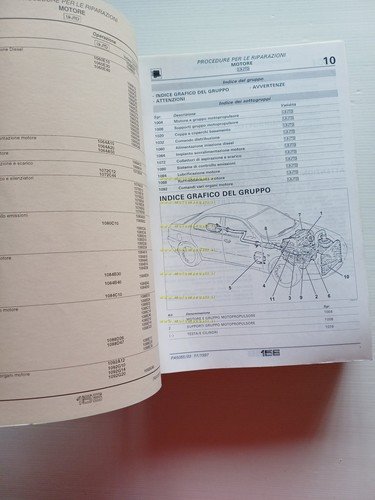 Alfa Romeo 156 1997-99 manuale officina originale Procedure Riparazioni vol. …