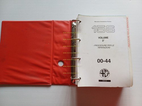 Alfa Romeo 156 1997-99 manuale officina originale Procedure Riparazioni vol. …