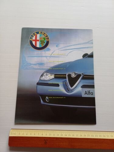 Alfa Romeo 156 depliant italiano inglese originale
