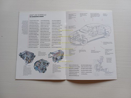 Alfa Romeo 156 modelli 1997 depliant TEDESCO originale