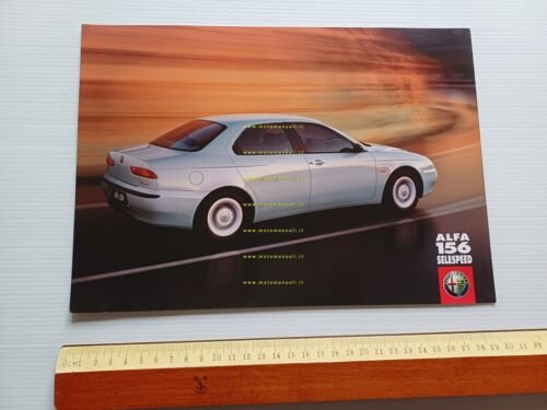 Alfa Romeo 156 modelli 1999 depliant italiano originale