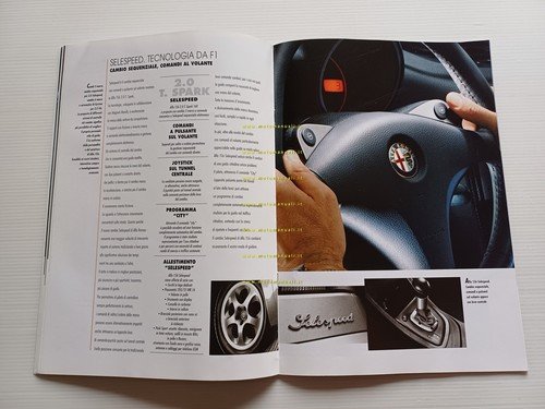 Alfa Romeo 156 modelli 1999 depliant italiano originale
