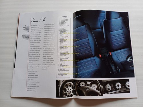 Alfa Romeo 156 modelli 1999 depliant italiano originale