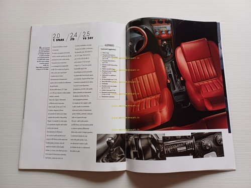 Alfa Romeo 156 modelli 1999 depliant italiano originale