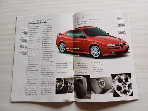 Alfa Romeo 156 modelli 1999 depliant italiano originale