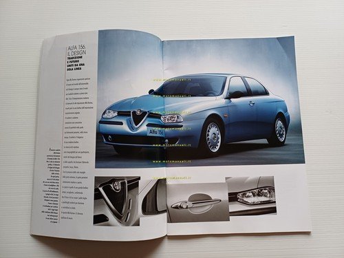 Alfa Romeo 156 modelli 1999 depliant italiano originale