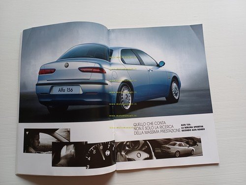 Alfa Romeo 156 modelli 1999 depliant italiano originale