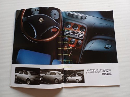 Alfa Romeo 156 modelli 1999 depliant italiano originale