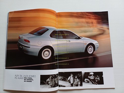 Alfa Romeo 156 modelli 1999 depliant italiano originale