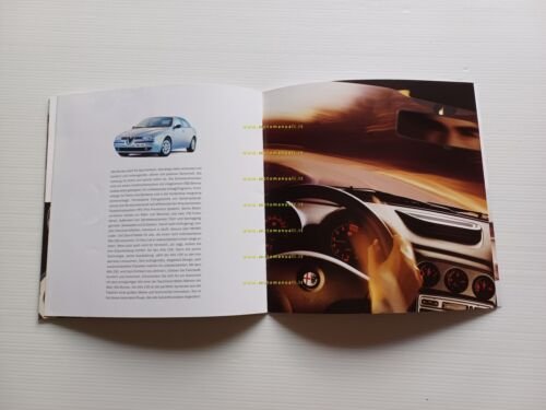 Alfa Romeo 156 modelli 2000-01 2 depliant italiano